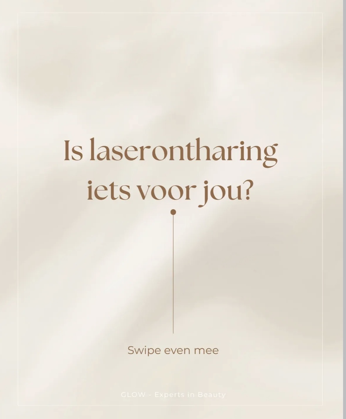 Instagrampost: is laserontharing iets voor jou? Swipe even mee